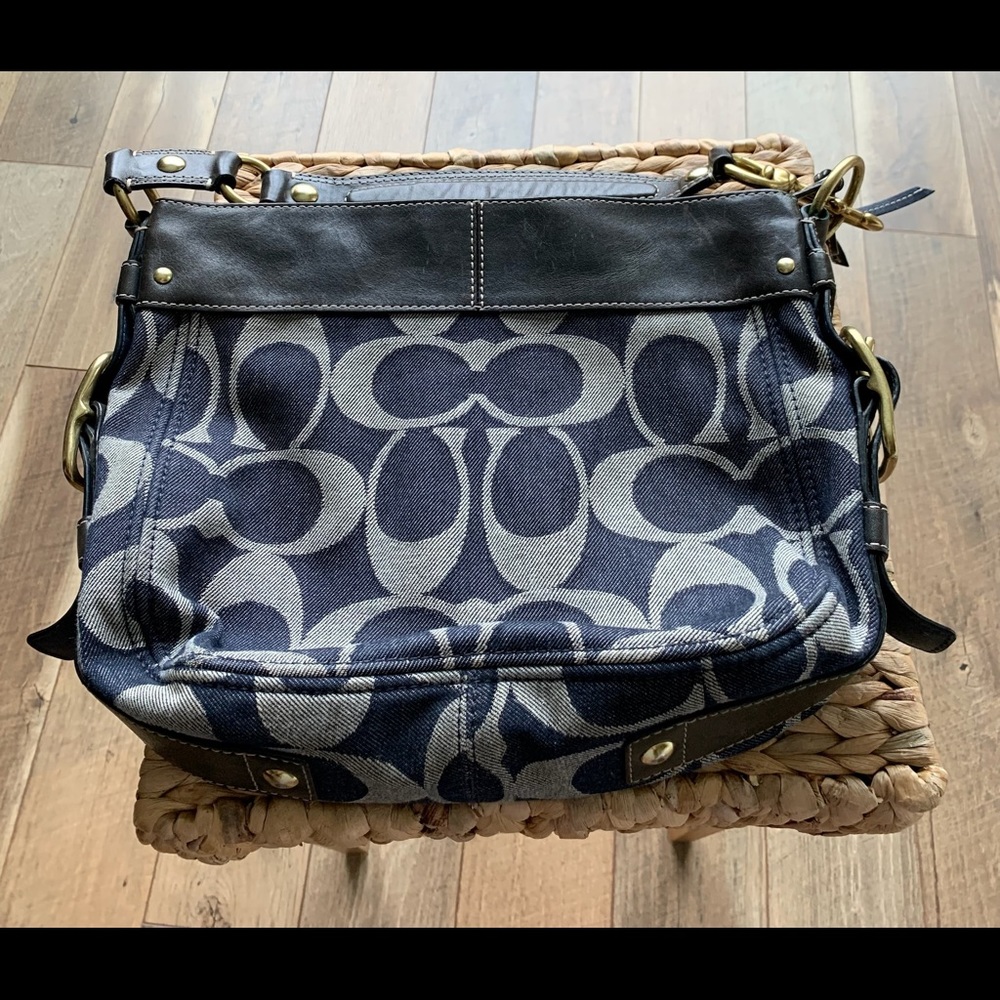 COACH Denim Signature Purse